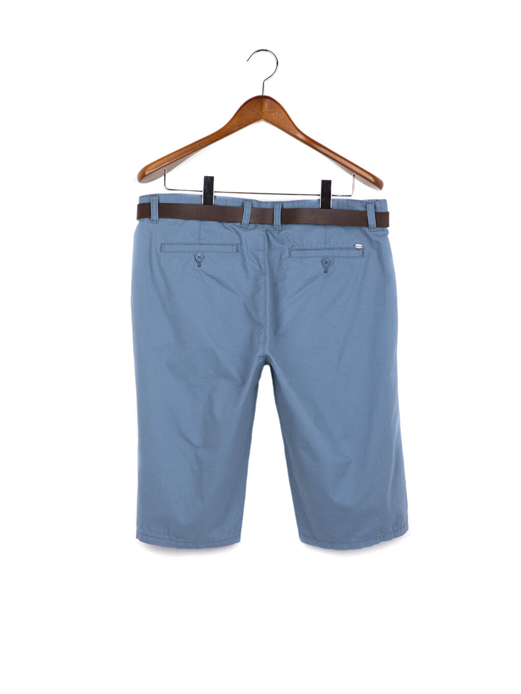 Шорты из габардина стандартного кроя-1