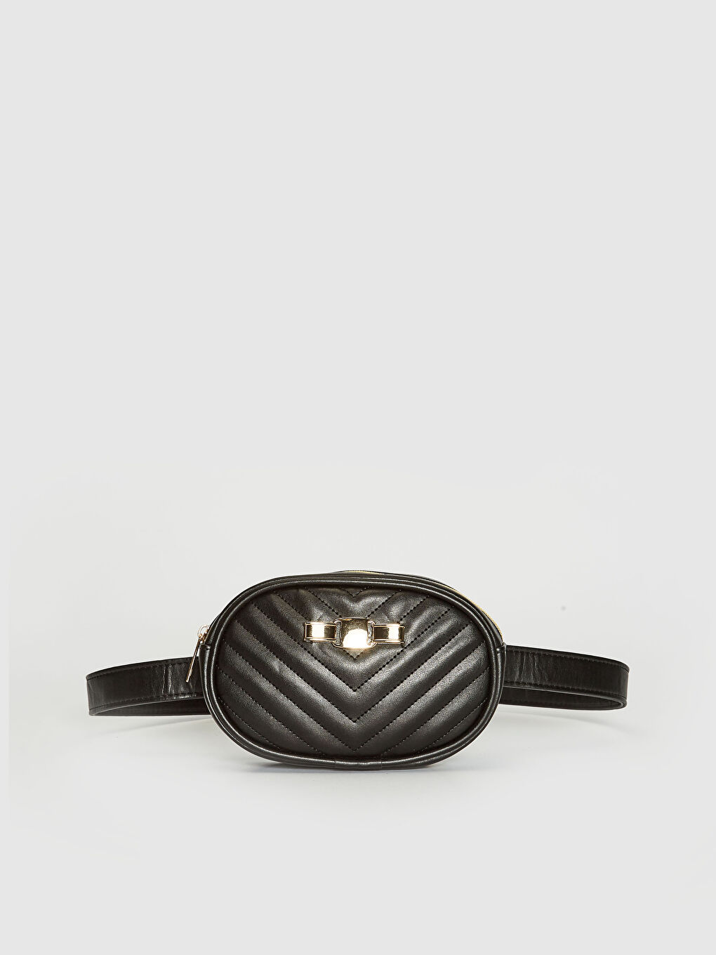 Faux Leather Waist Bag