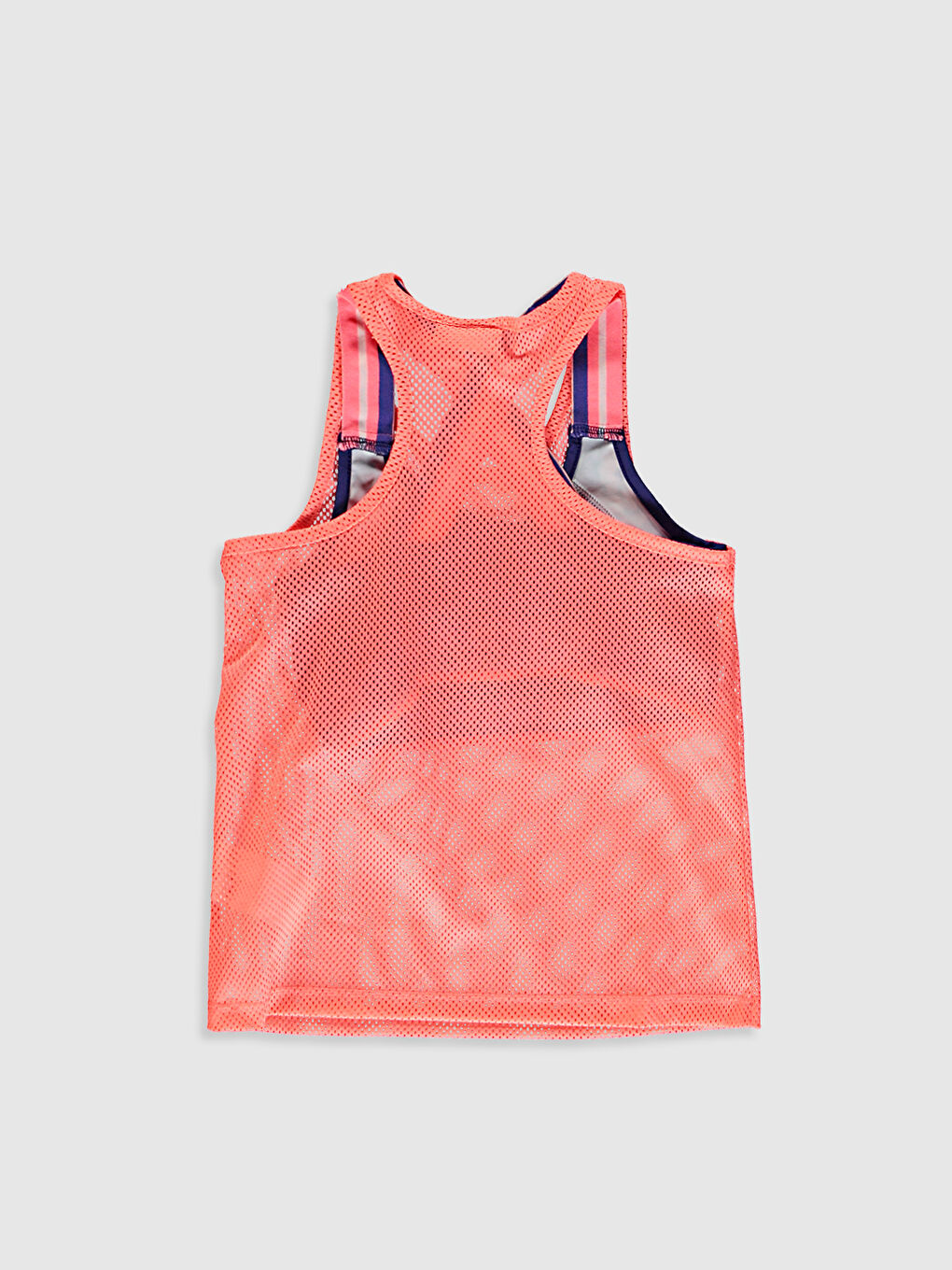 Girl's Mesh Detailed Active Sport Tank Top and Bustıer-1