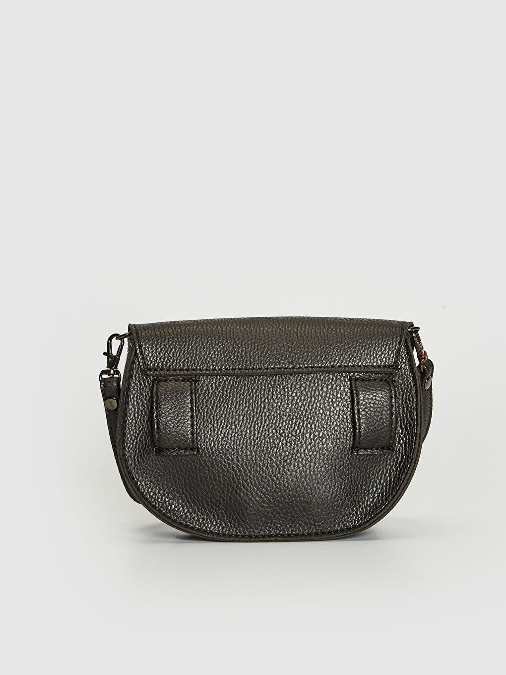 Siyah Deri Görünümlü Çanta-2