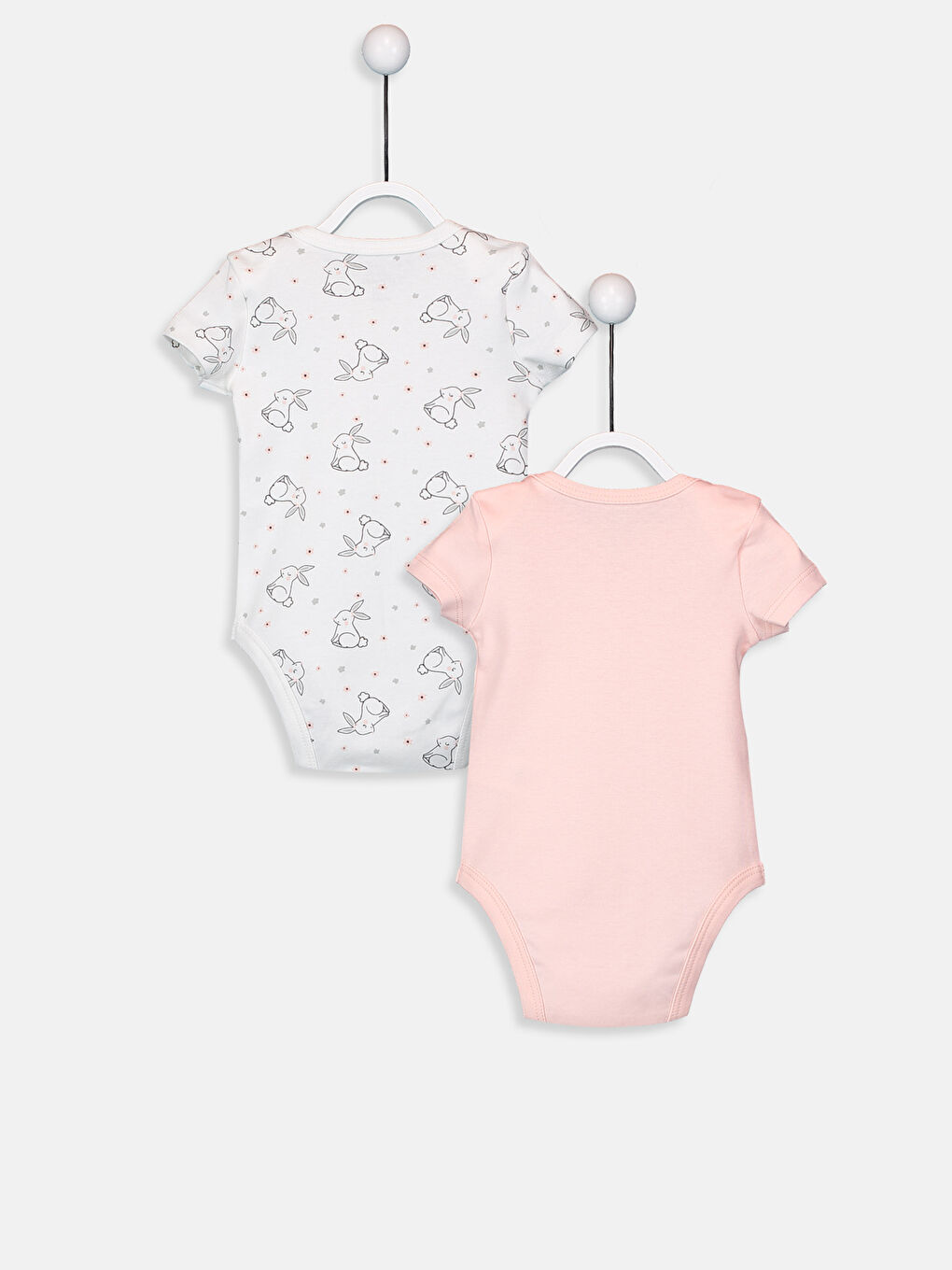 Ekru Yenidoğan Çıtçıtlı Body 2'li-2