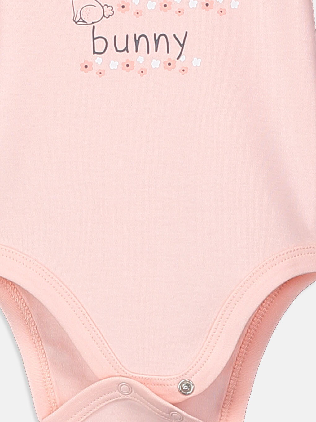 Ekru Yenidoğan Çıtçıtlı Body 2'li-5