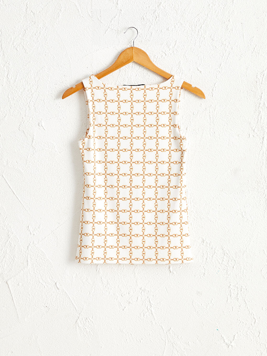 Žena EKRU Majica bez rukava-1