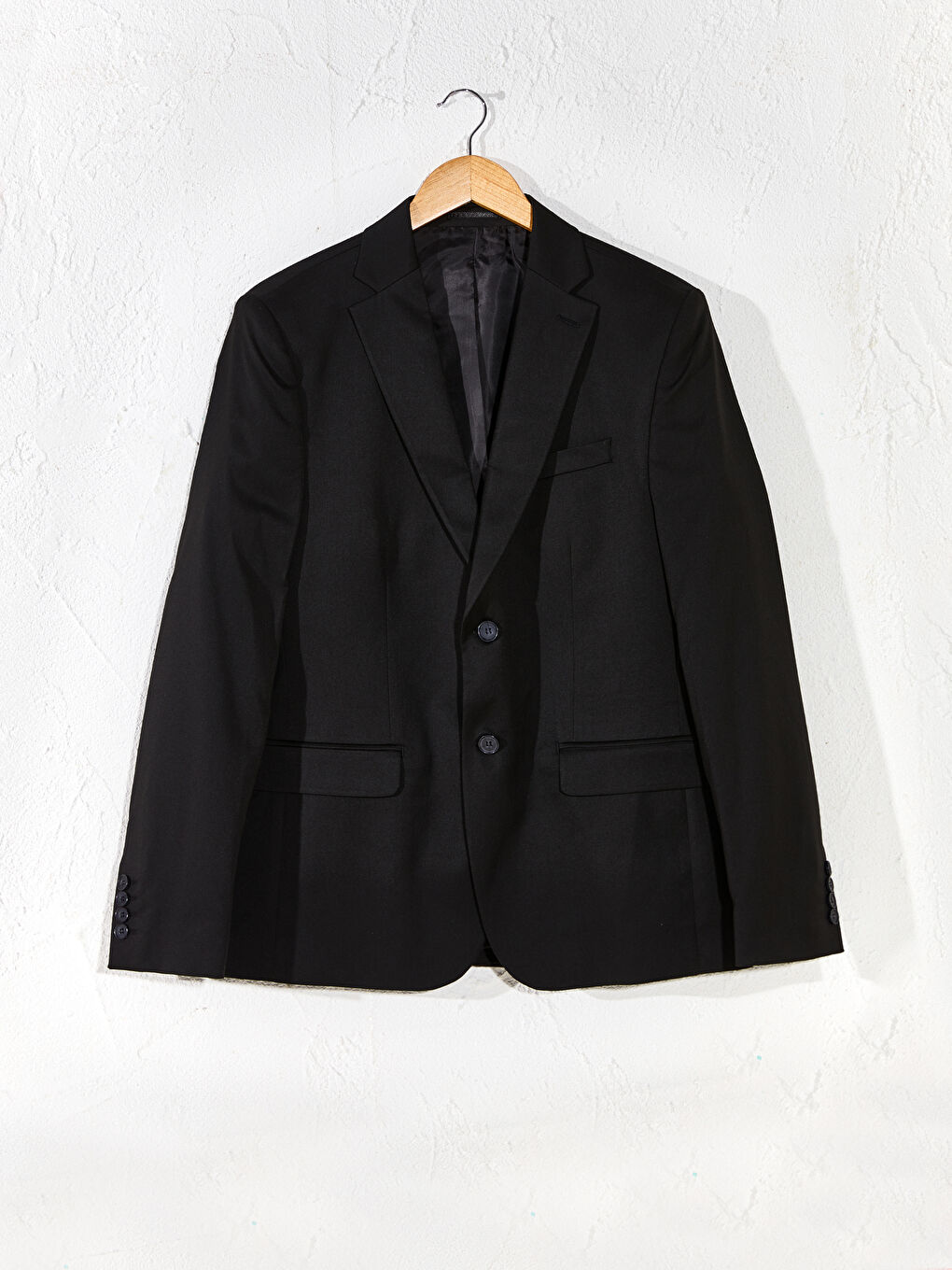 Siyah Sıyah Blazer Ceket-1