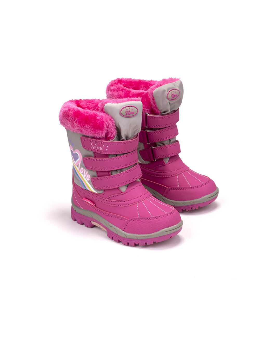 Girl's Fur Lining Snow Boots