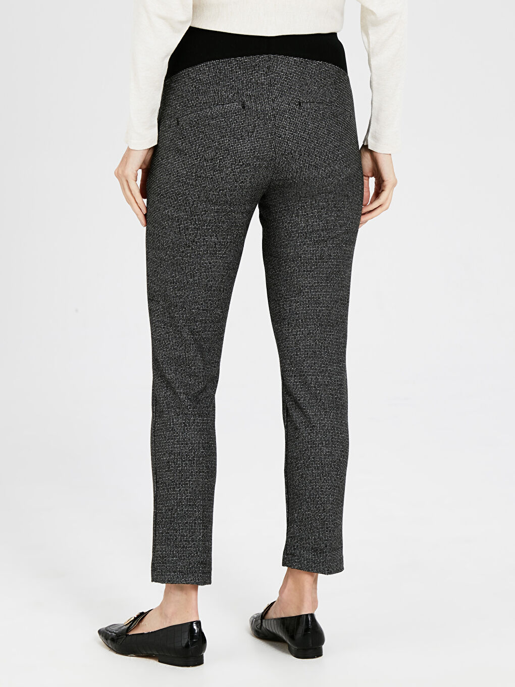 Брюки для беременных сигарета длиной до щиколотки-2