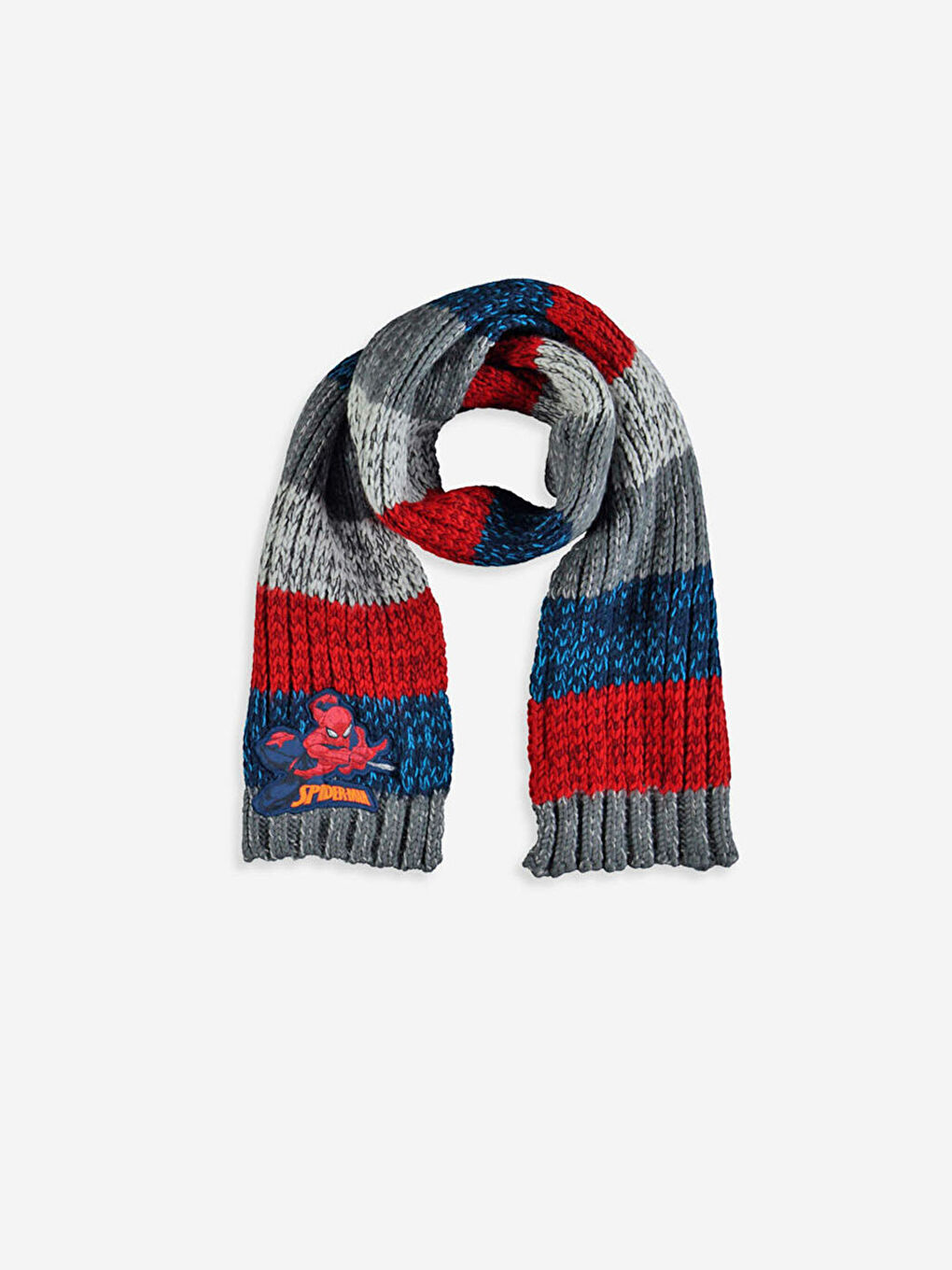 Boy’s Spiderman Printed Tricot Scarf and Beret-4
