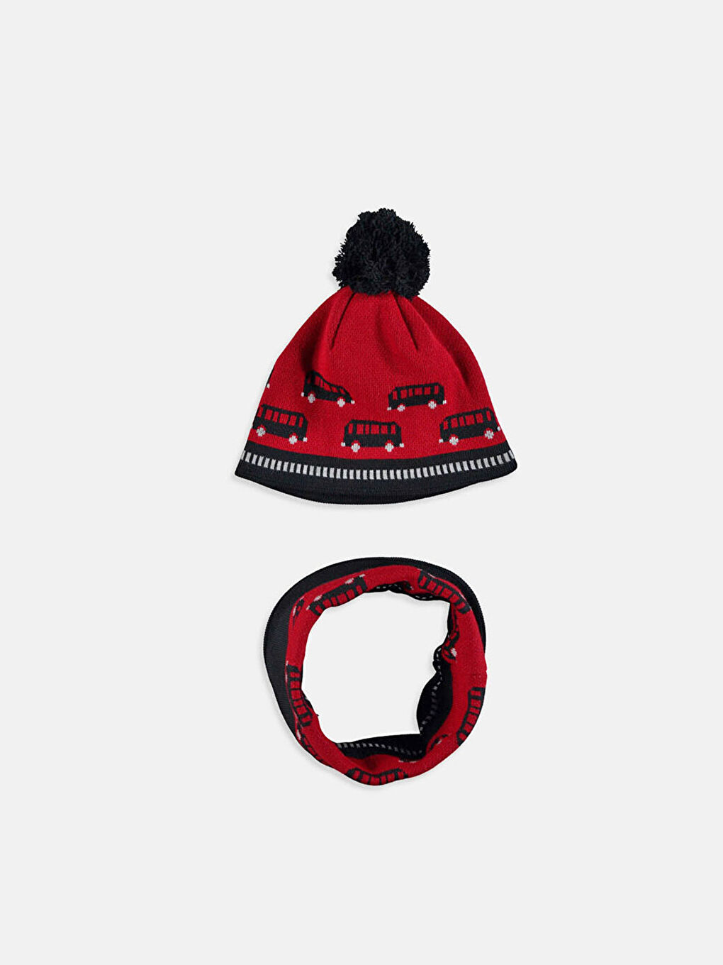 LC Waikiki Boy's Embroidery Beret and Snood -9W3749Z4-CSG