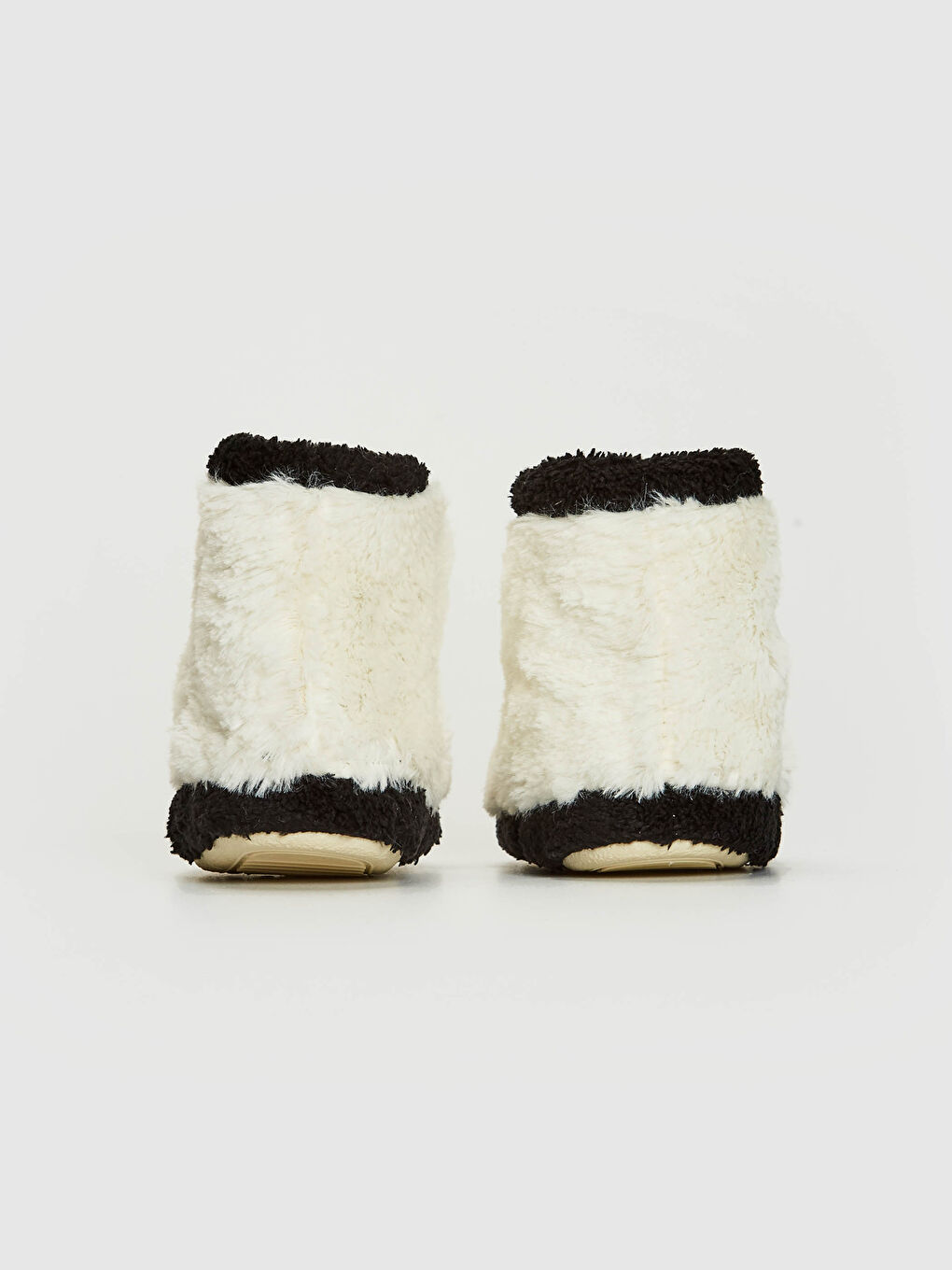 Beyaz Kız Çocuk Nakışlı Peluş Ev Botu-7