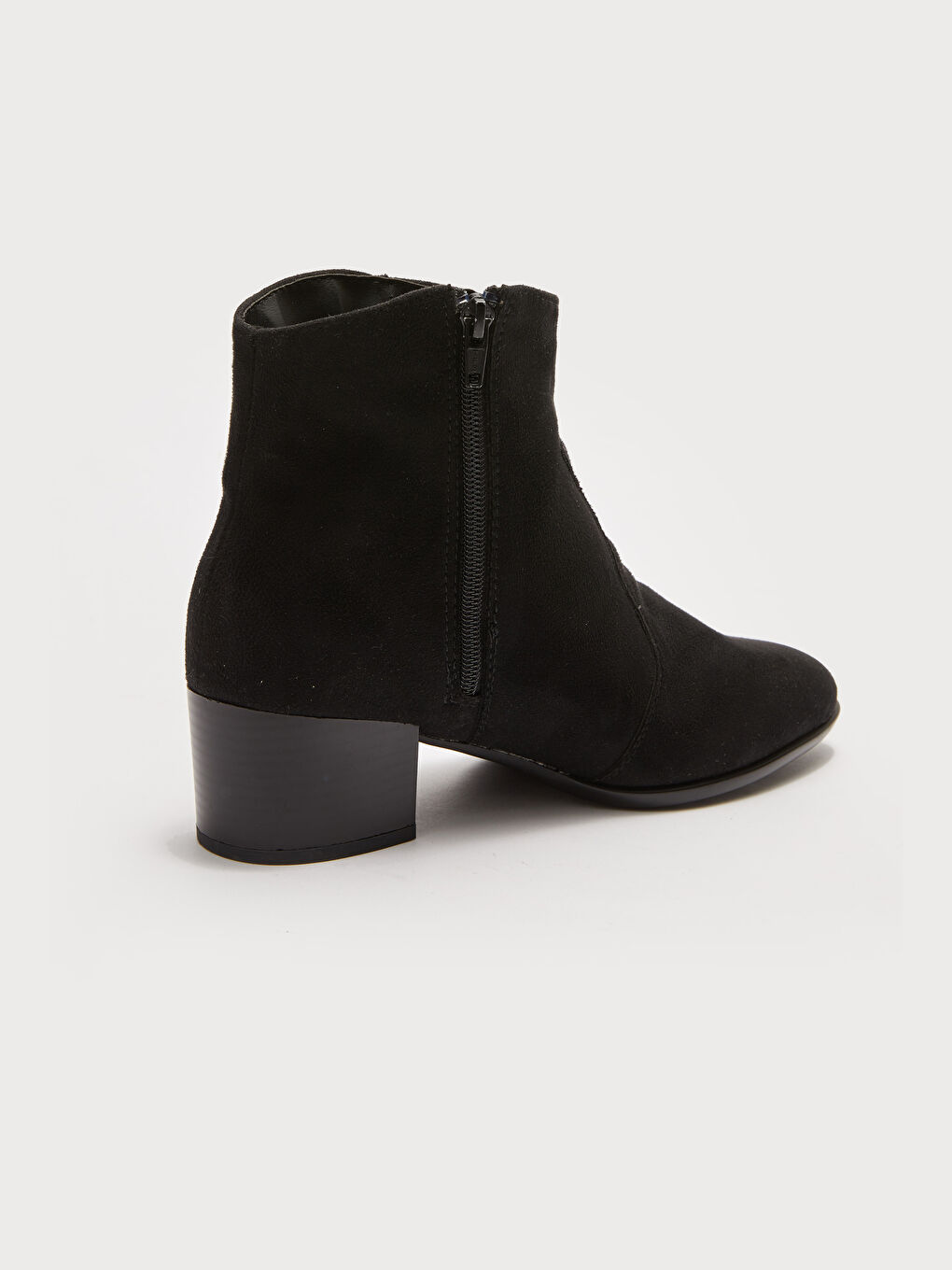 Siyah Kadın Bilek Boy Topuklu Bot-5