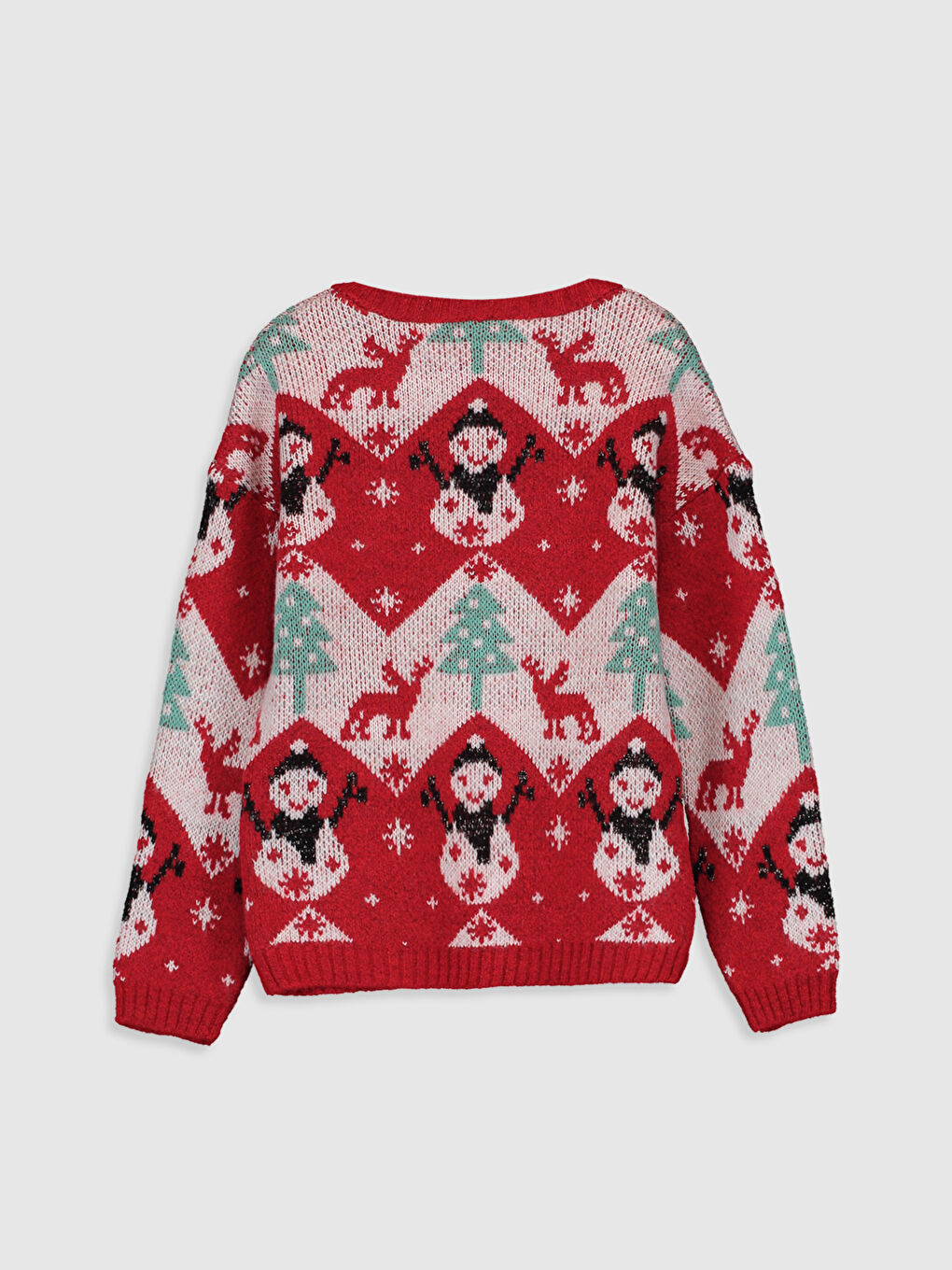 Crew Neck Girls' Sweater-1