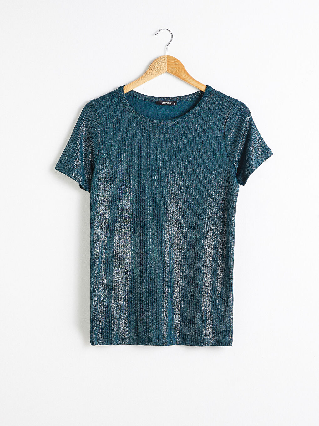 Stretchy Textured T-Shirt-5