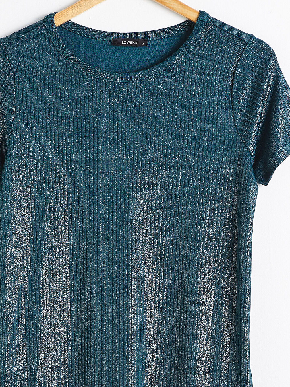 Stretchy Textured T-Shirt-7