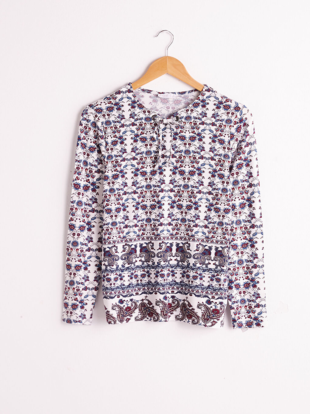 Figured Long Sleeve T-Shirt-6