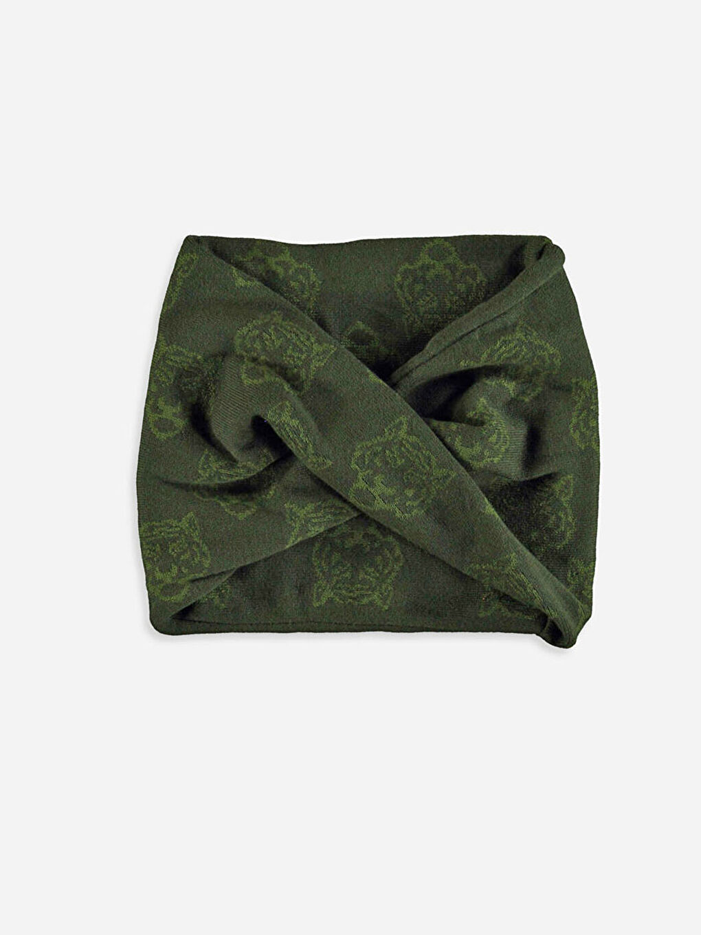 Ұл баланың помпонды тоқыма бас киімі мен снуды-4