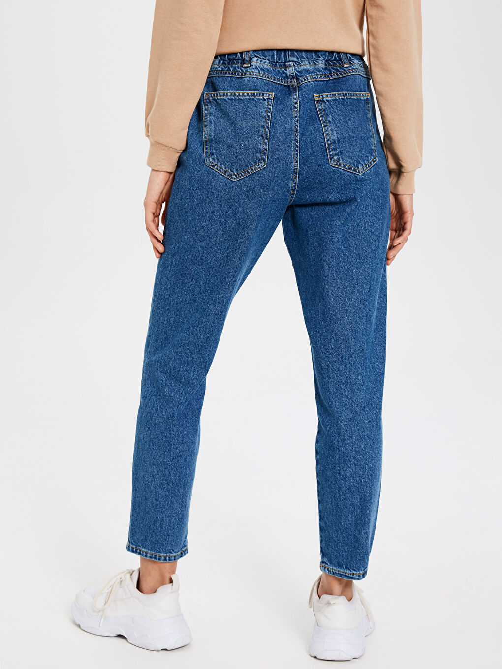 Orta İndigo Rodeo Jean Pantolon-3