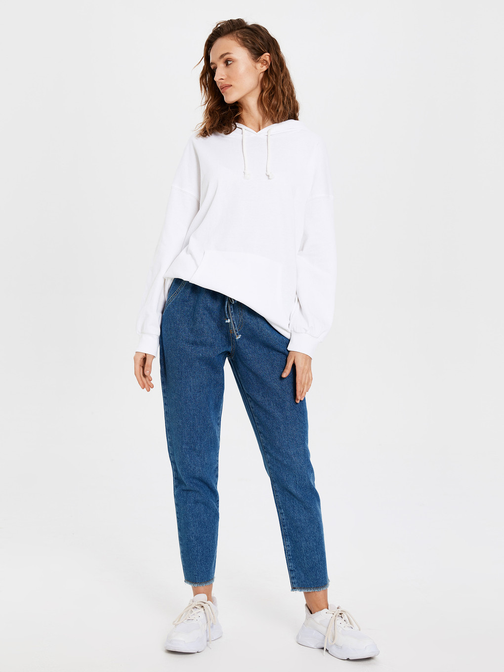 Orta İndigo Rodeo Jean Pantolon-1