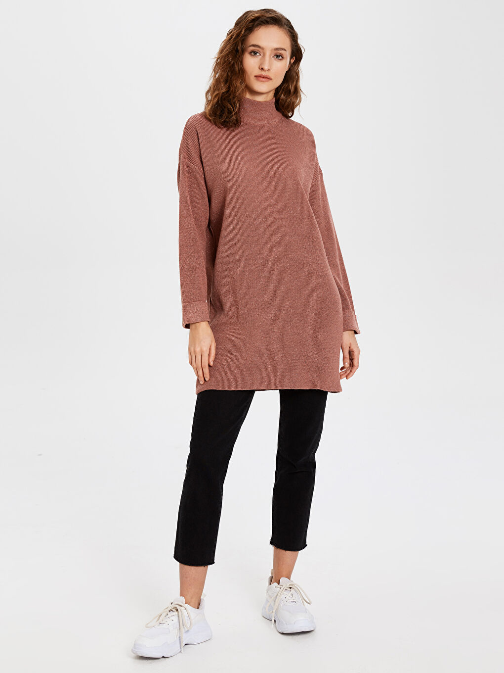 Pembe Gül Kurusu Tunik-2