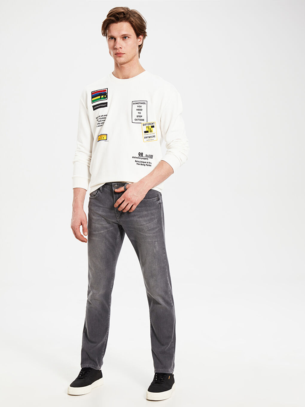 LCW Jeans 750 Slim Fit Jeans -0S0213Z8-GRD