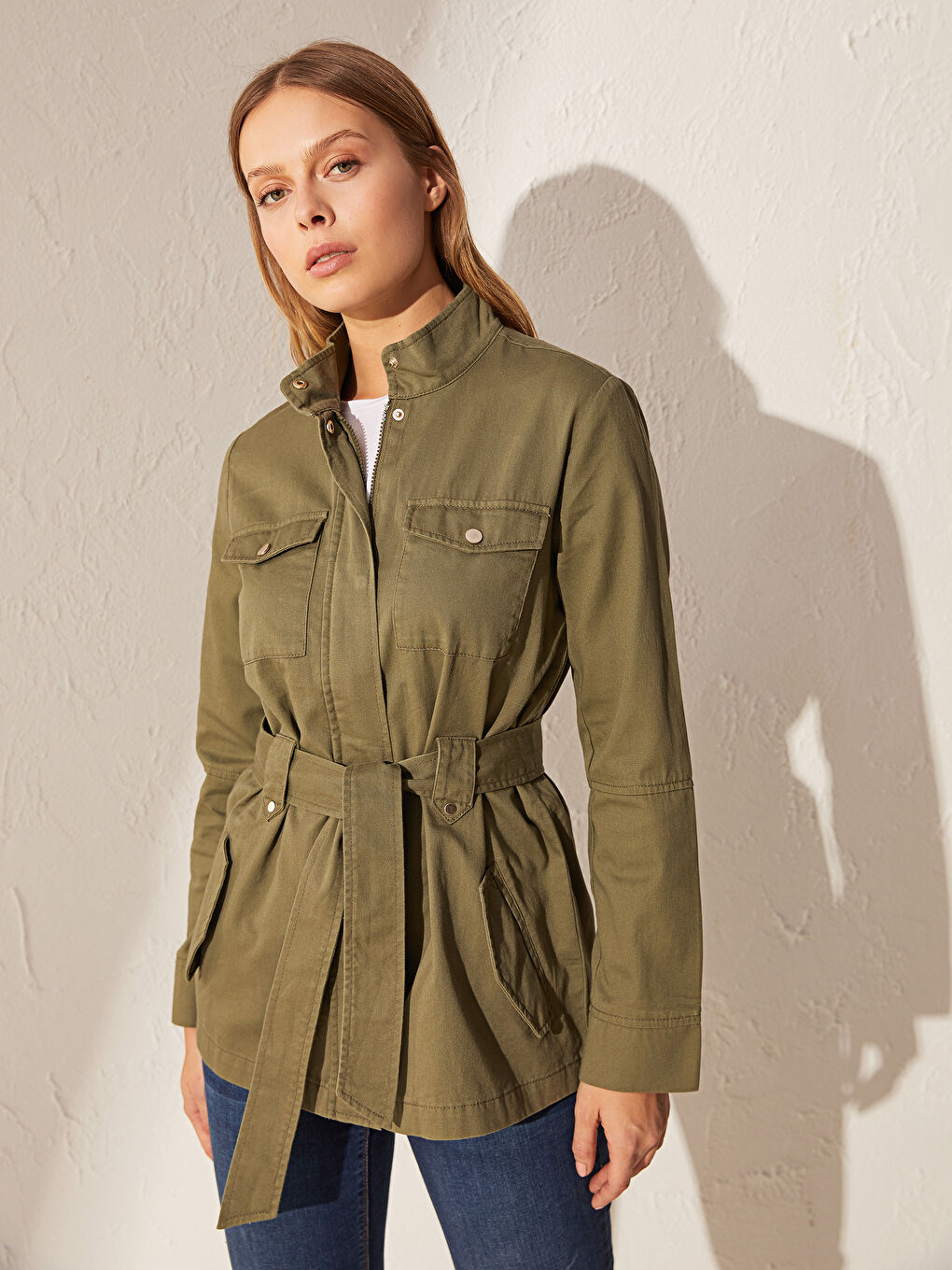 Γυναίκα ΧΑΚΙ Παλτό