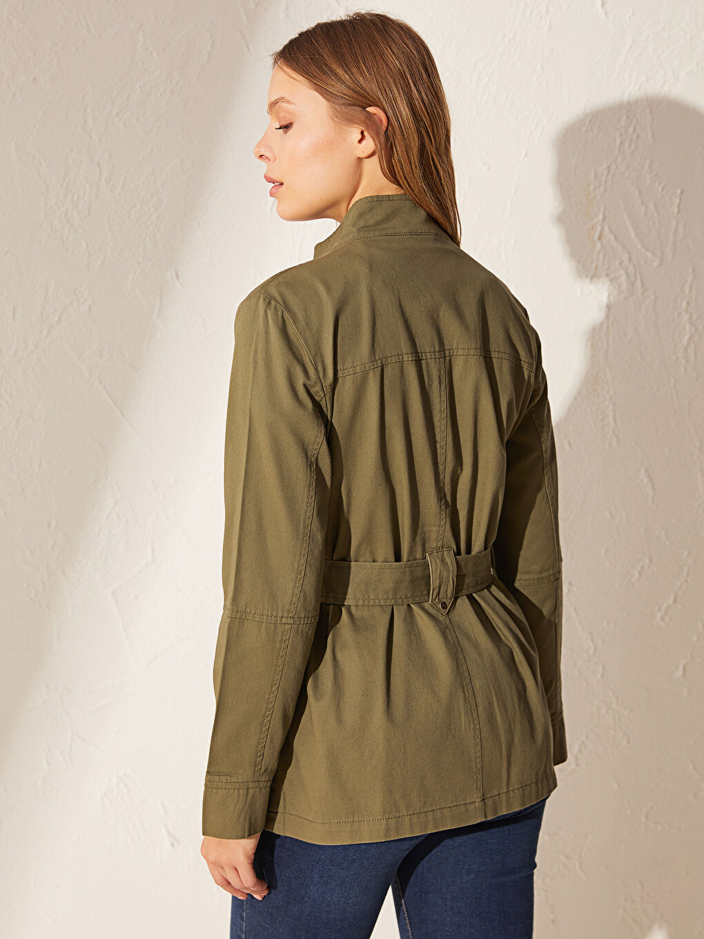 Γυναίκα ΧΑΚΙ Παλτό-3