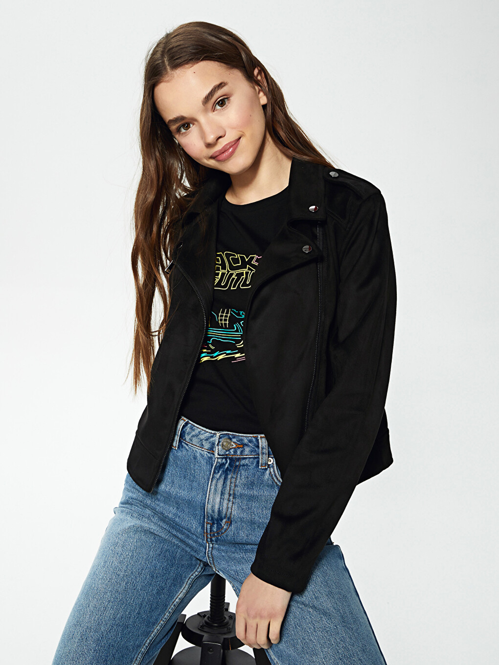 Woman Spring Denim Shirt Coat Women Long Sleeve Pocket Cardigan Streetwear Jacket Harajuku Cowboy Outerwear