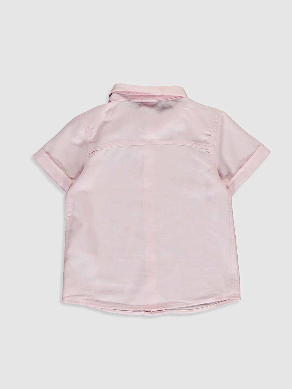 Pembe Erkek Bebek Gömlek ve Papyon-1