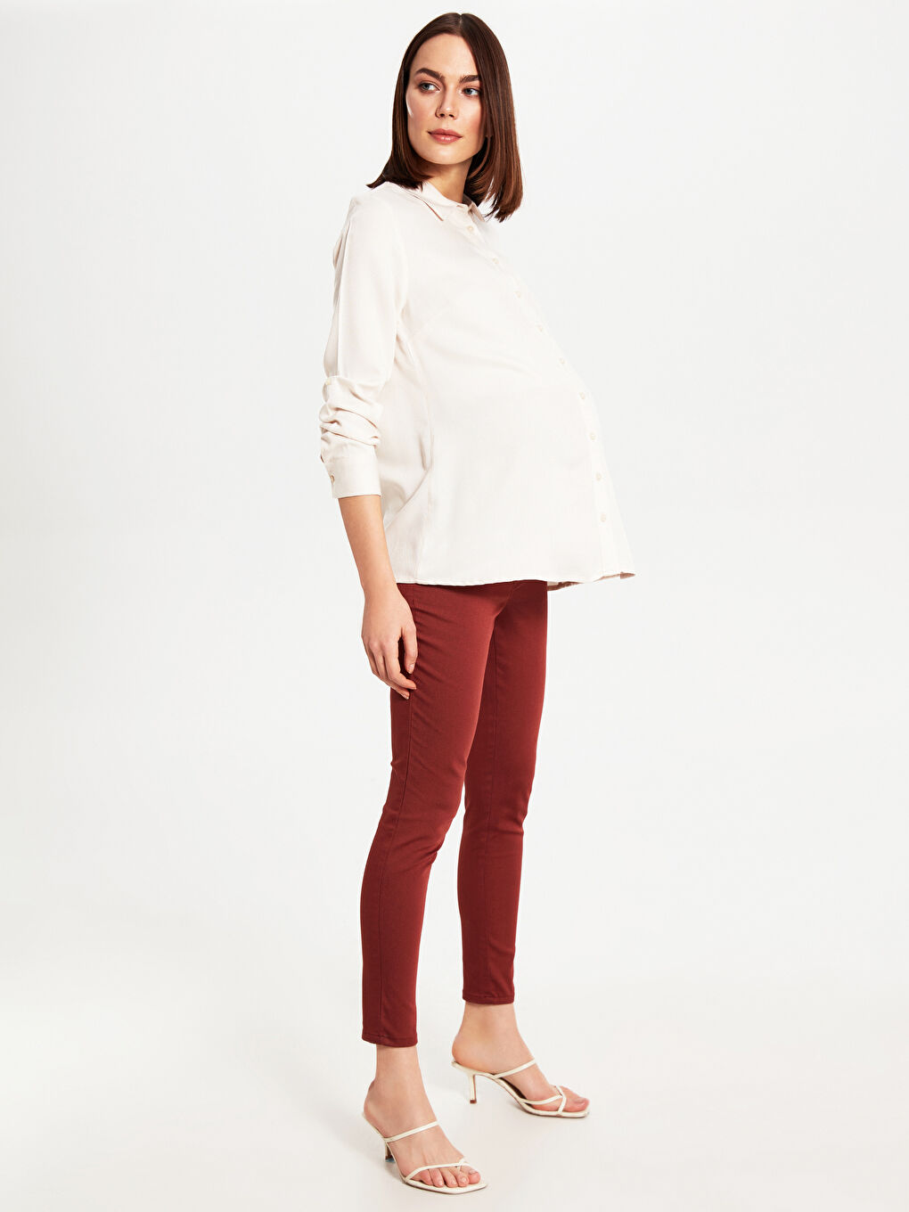Skinny Maternity Trousers-1