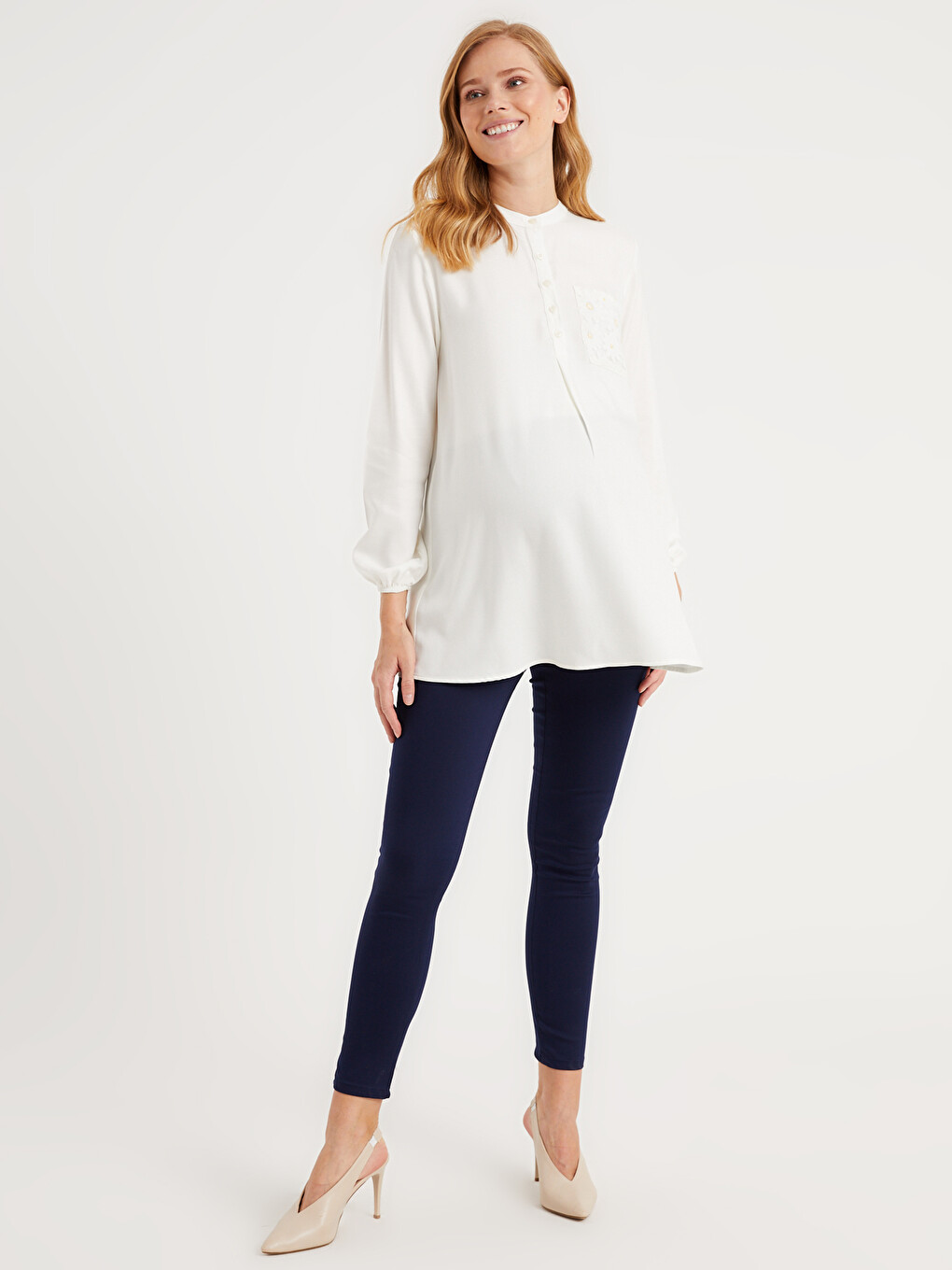 Skinny Maternity Trousers-1