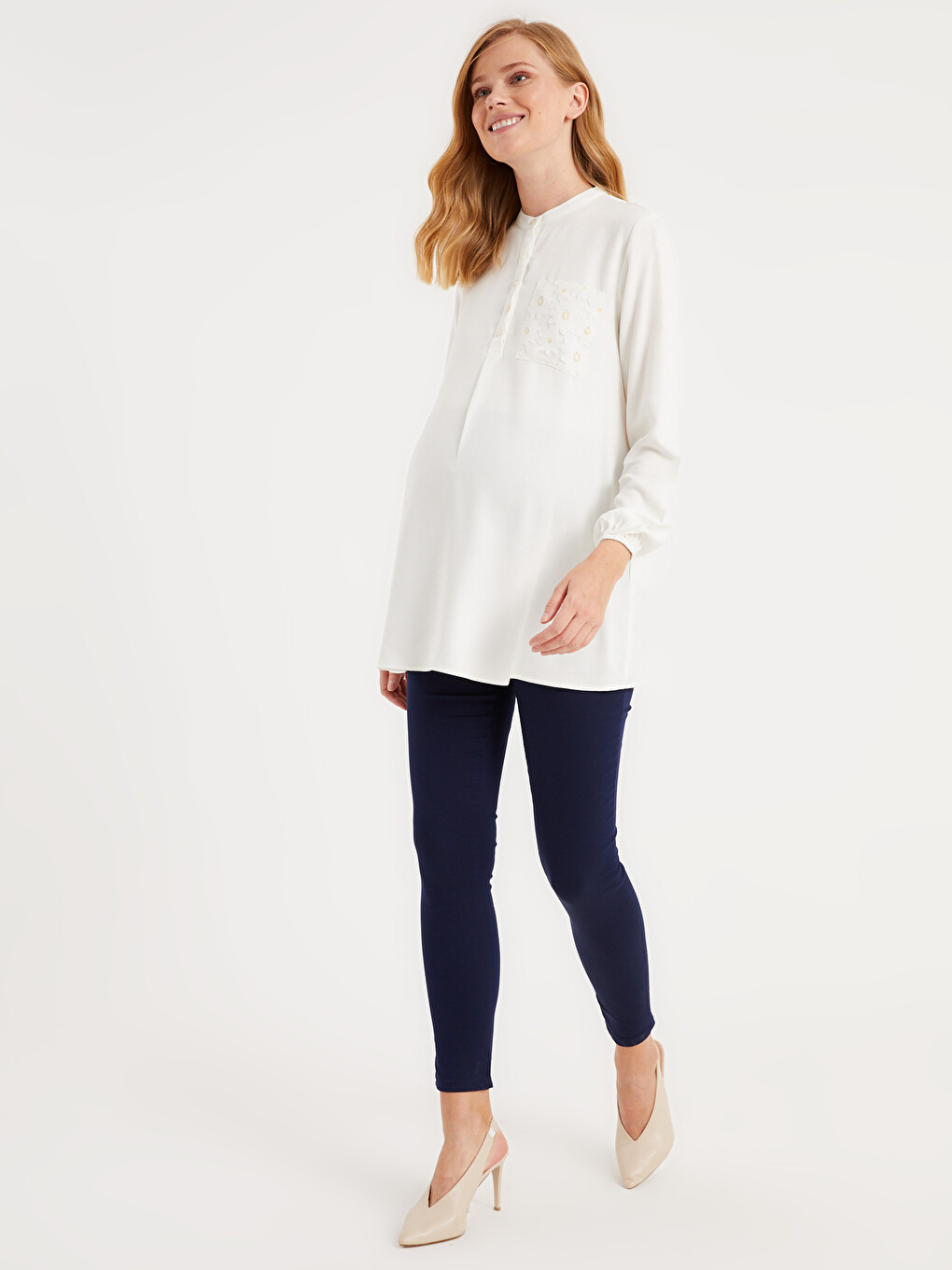Skinny Maternity Trousers-2