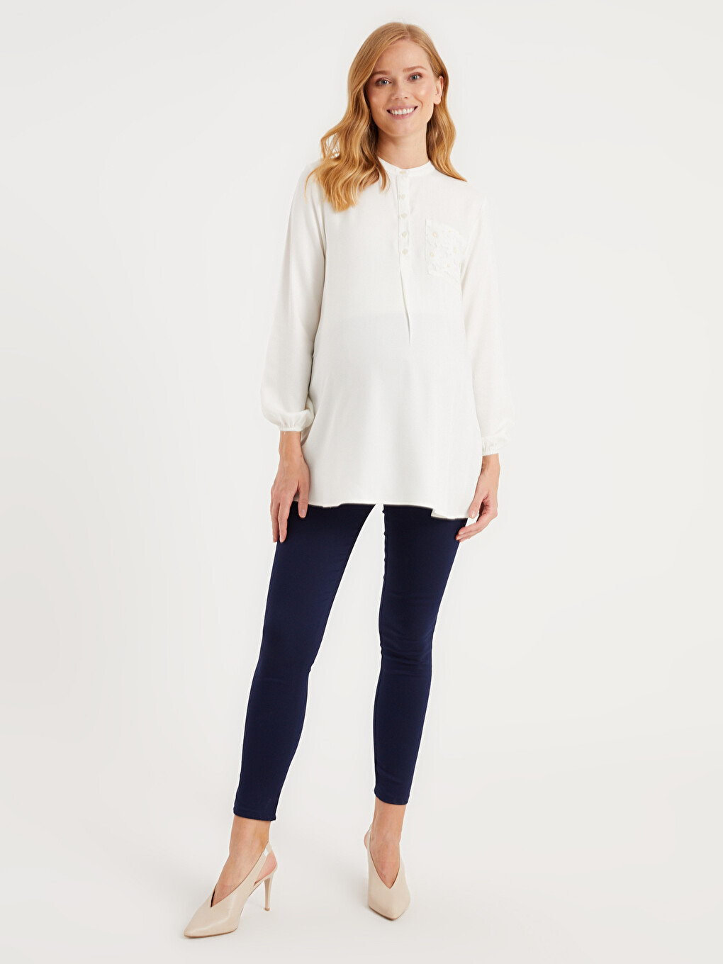 Skinny Maternity Trousers-3