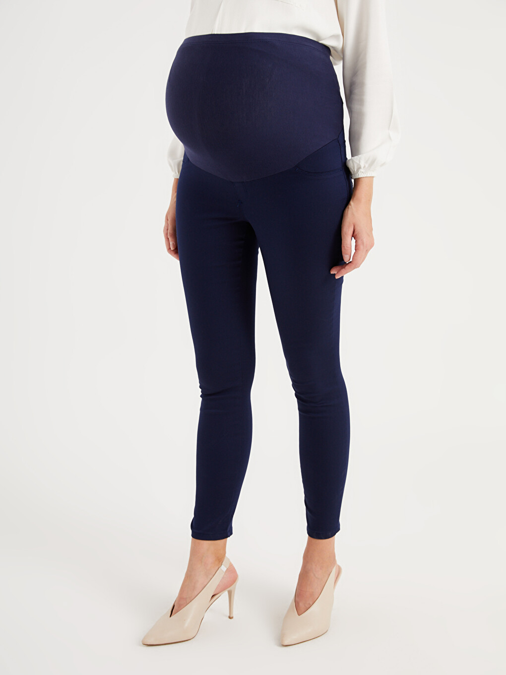 Skinny Maternity Trousers-4