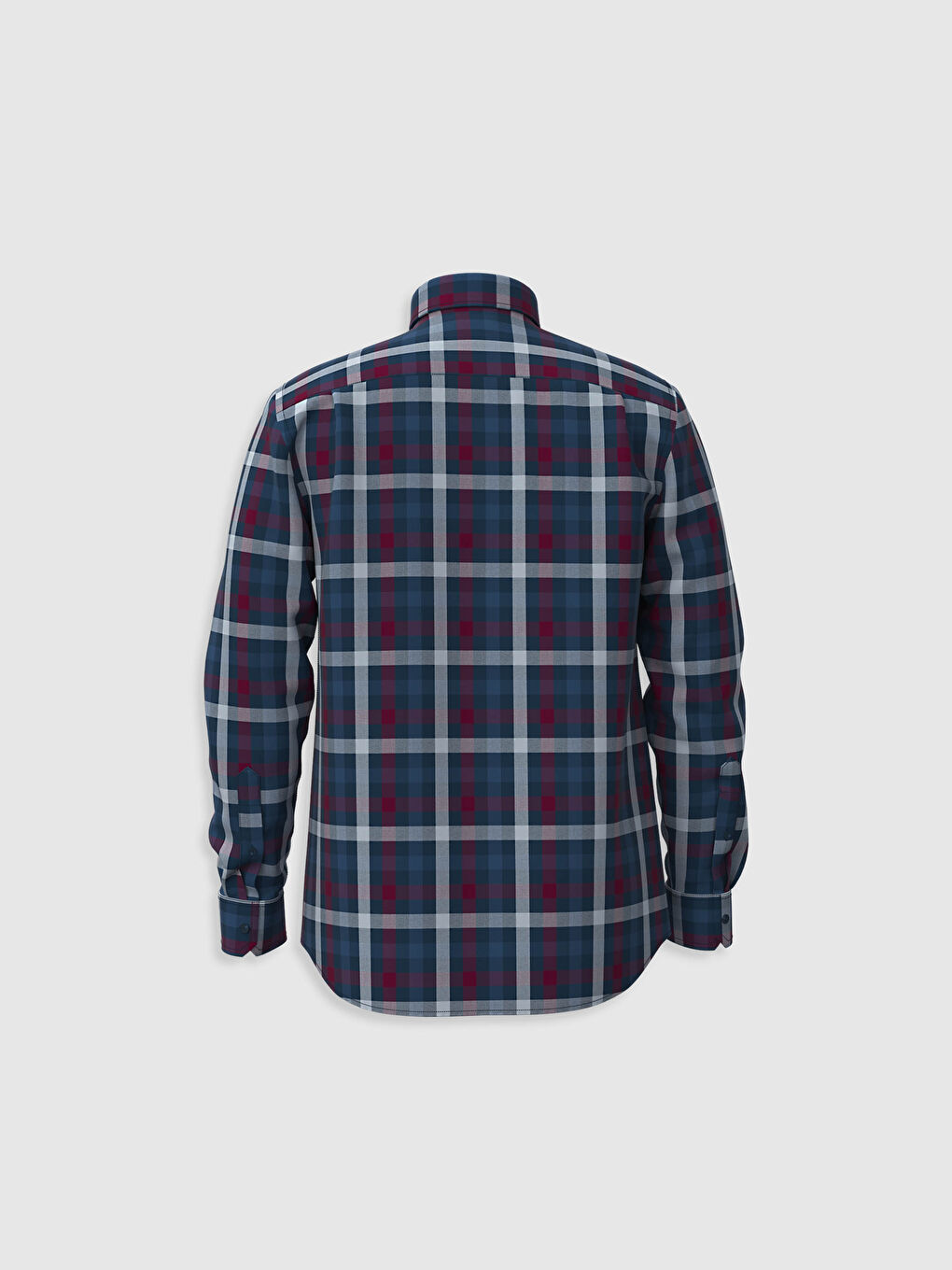 Chemise Gabardine Manches Longues Coupe Régulière-3