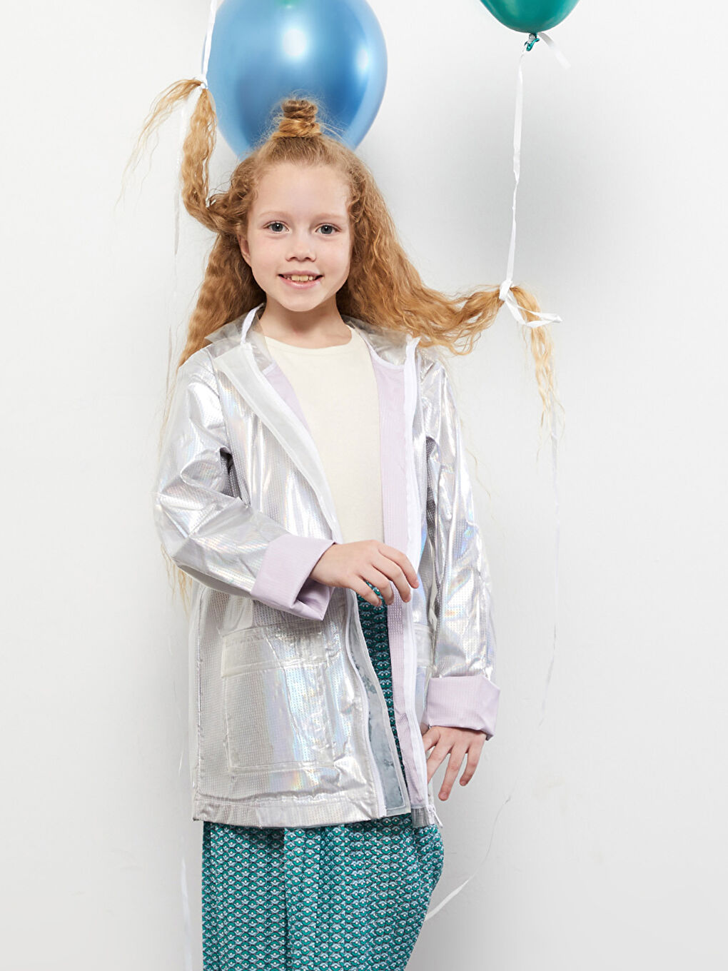 LCW Kids Hooded Long Sleeve Girls' Coat -0S0586Z4-LS0
