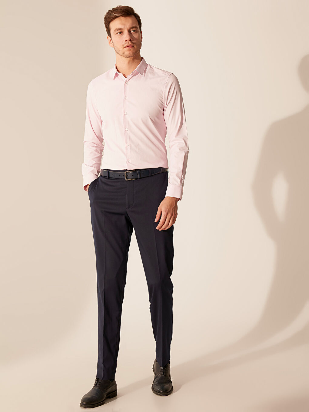 Açık Pembe Gömlek-3