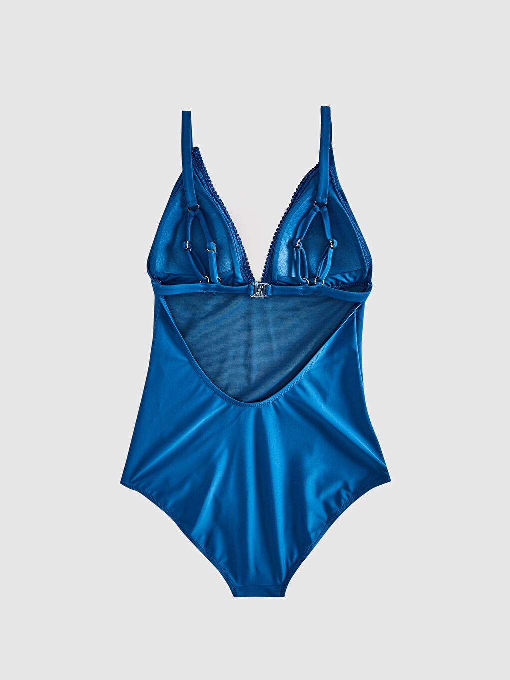 Embroidered Triangle Swimsuit-1