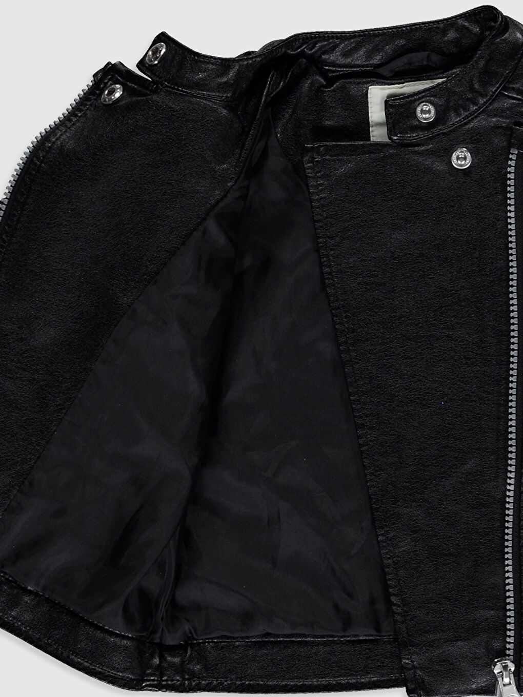 Baby Girl's Faux Leather Jacket-2