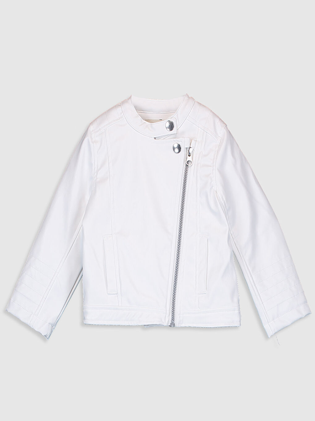 جاكيت جلد صناعي للبنات الرضع