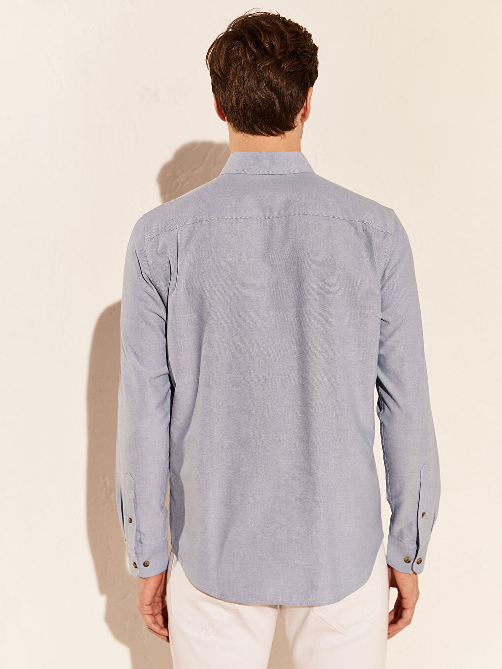 قميص أزرق فاتح رجال-3