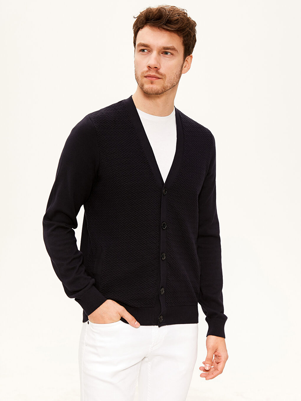 Standard Pattern Men's Cardigan
