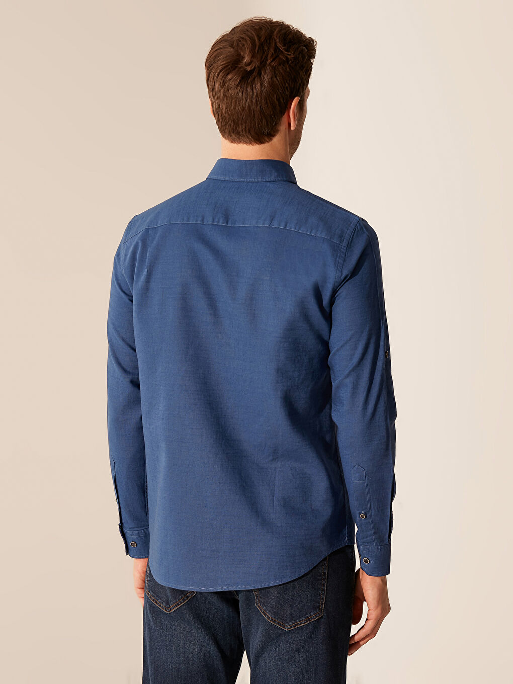 Chemise manches longues coupe régulière  -3