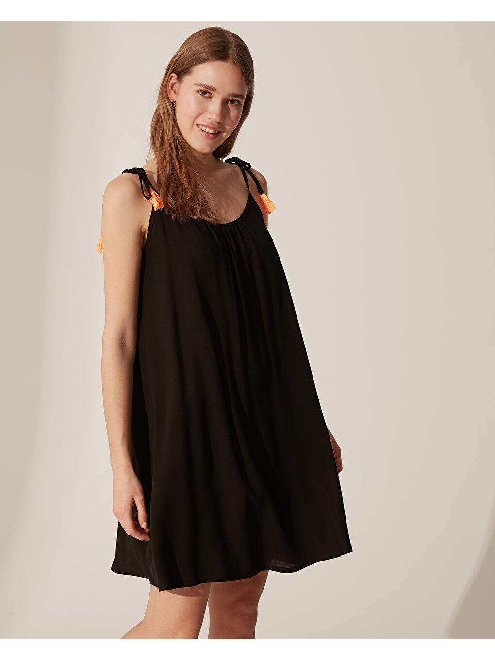 Robe en Popeline Sans Bretelles pour Femmes Ajustement Standard