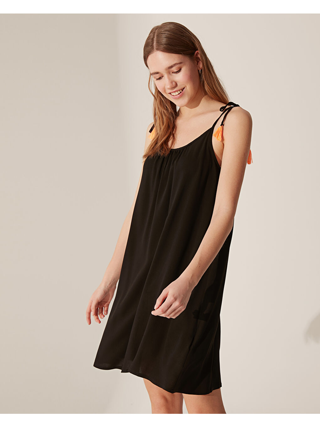 Robe en Popeline Sans Bretelles pour Femmes Ajustement Standard-2