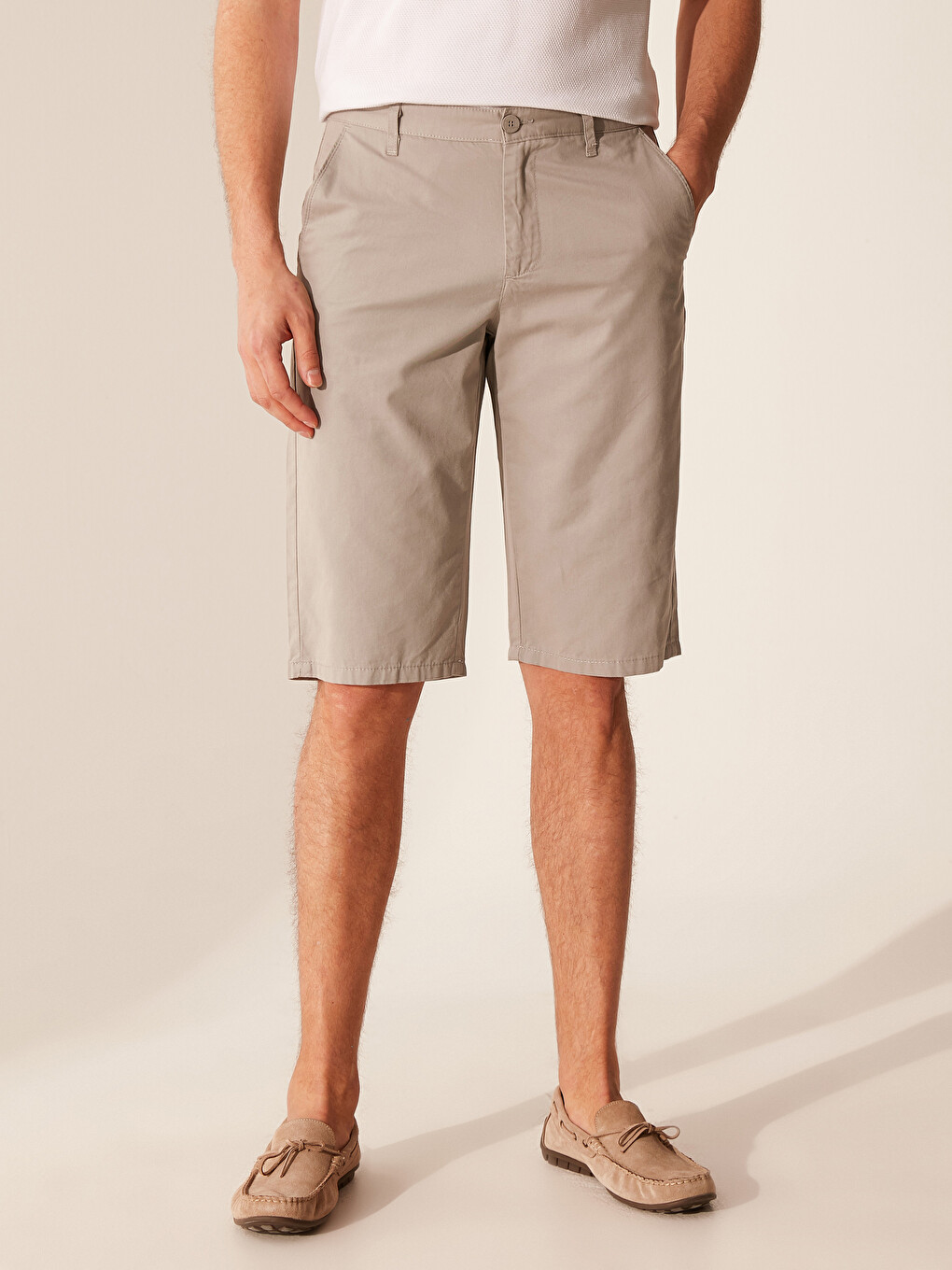 Regular Fit Bermuda Shorts-2