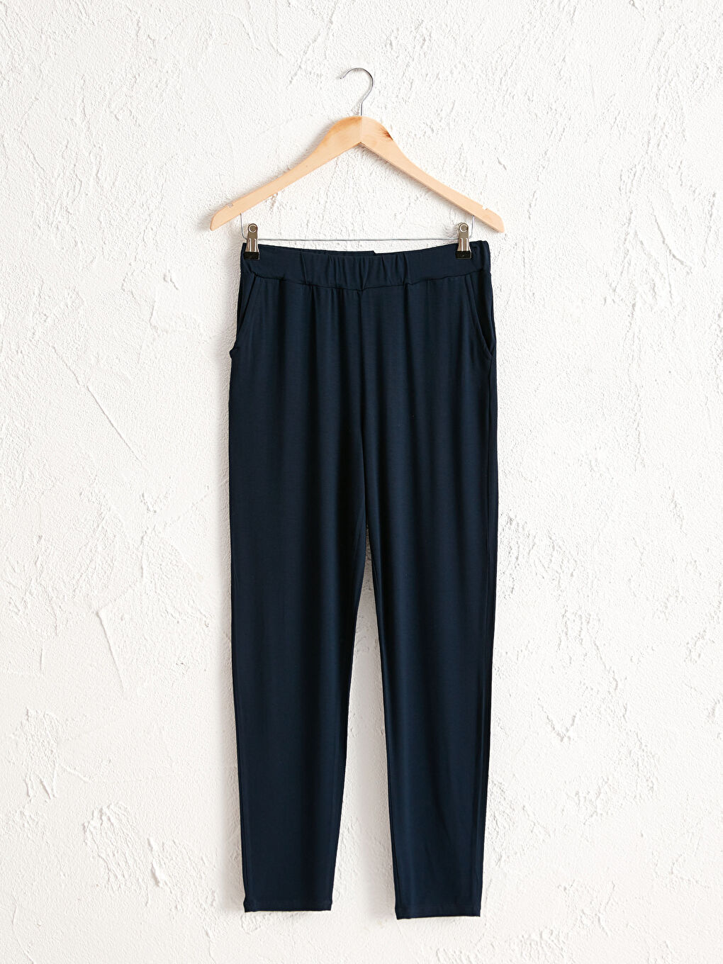 Lacivert Beli Lastikli Eşofman Alt