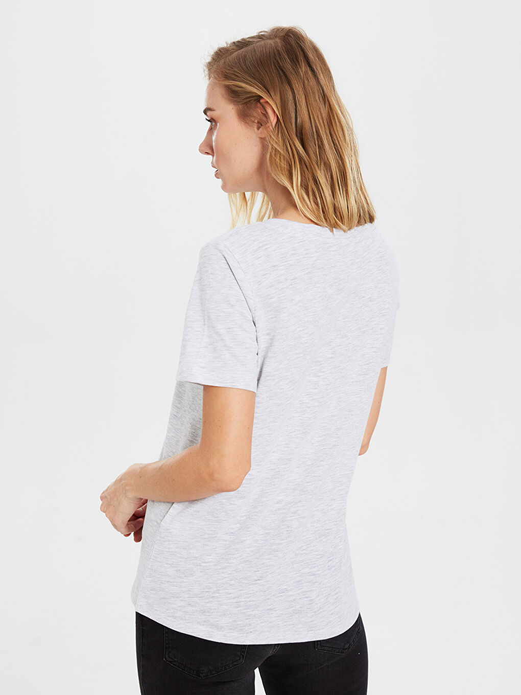 Woman GREY T-Shirt-5