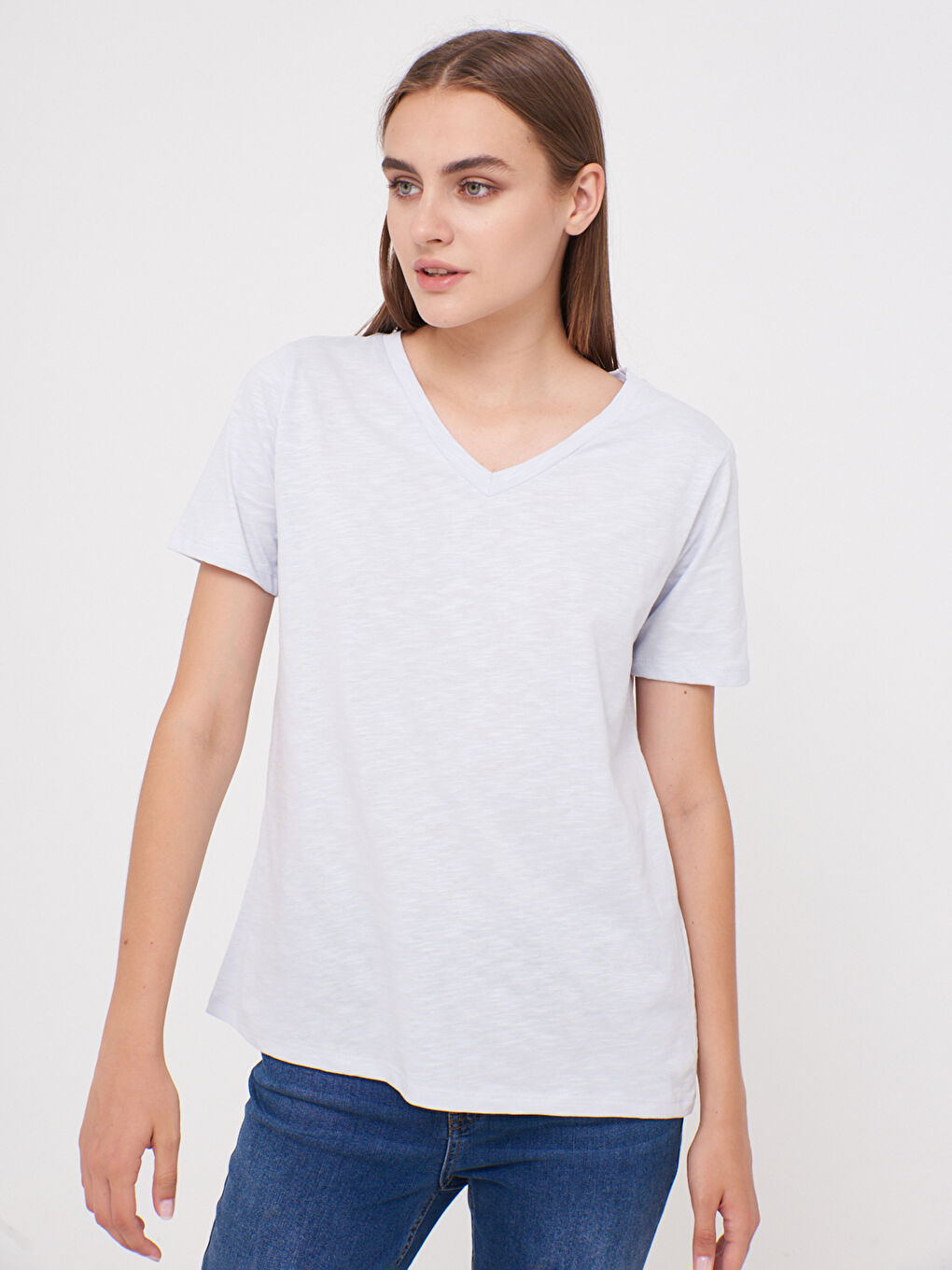 V-Neck Stretch T-Shirt
