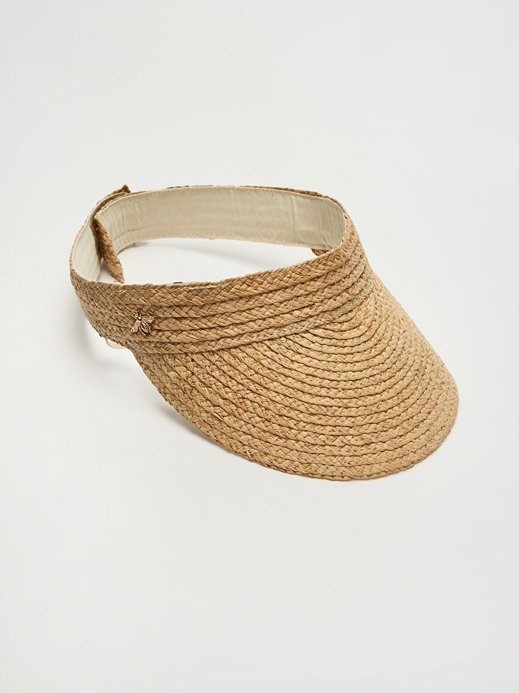 LCW ACCESSORIES Straw Women Visor Hat -0S2372Z8-CR8