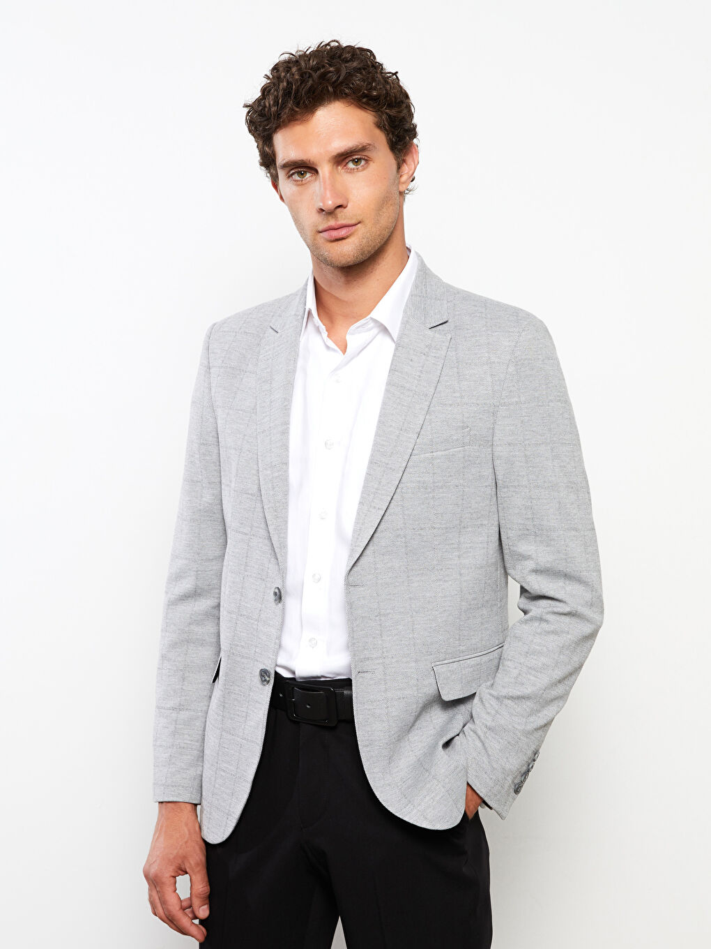 Slim Fit Men's Blazer Jacket-3