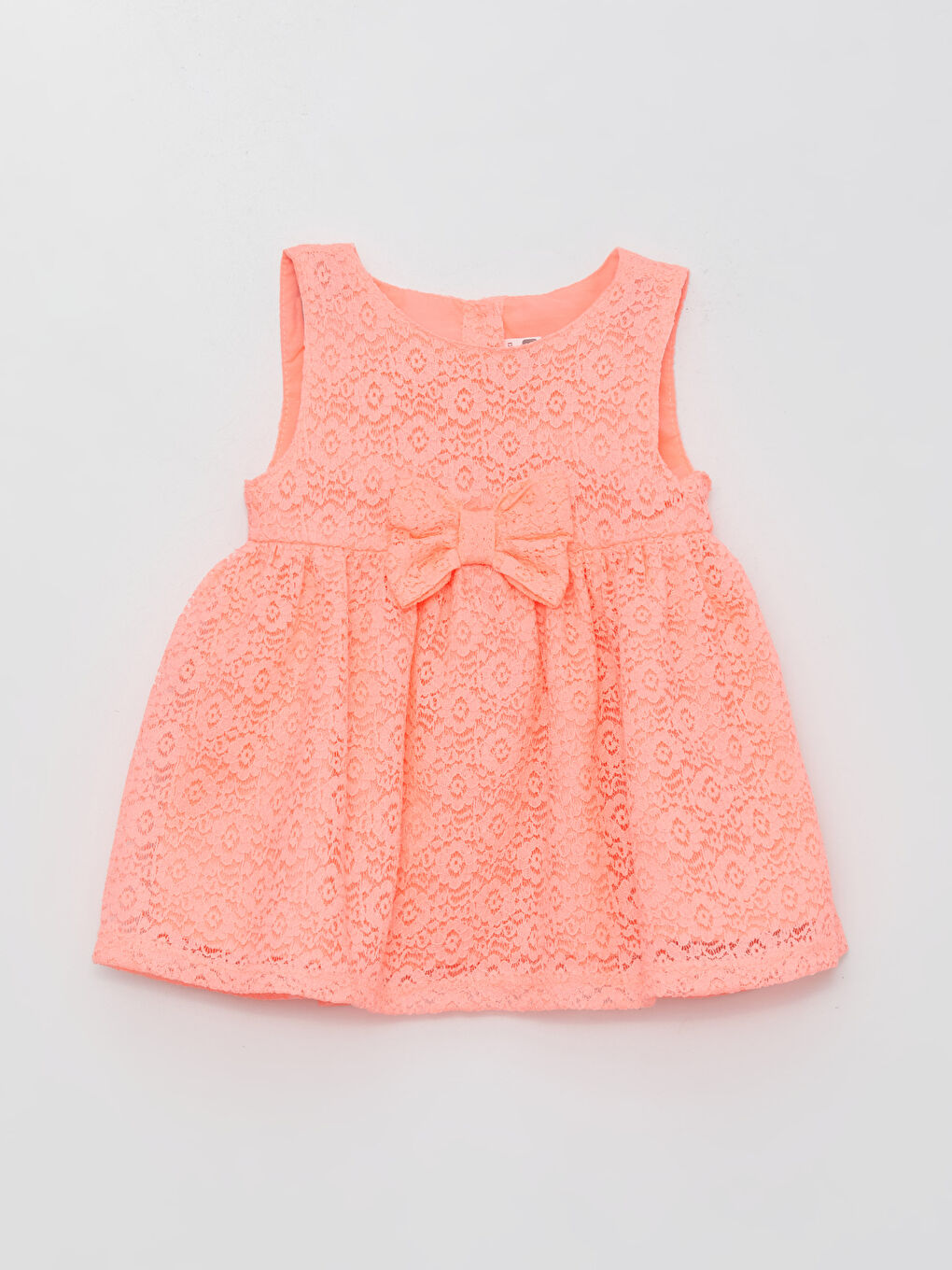 LCW baby Bisiklet Yaka Kız Bebek Elbise -0S2587Z1-JE8
